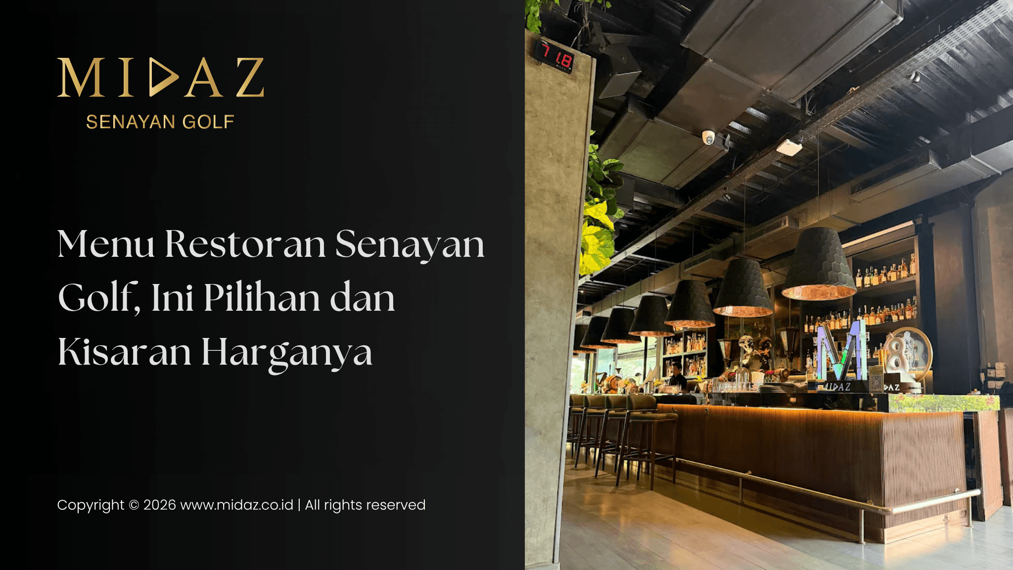 Menu Restoran Senayan Golf, Ini Pilihan dan Kisaran Harganya