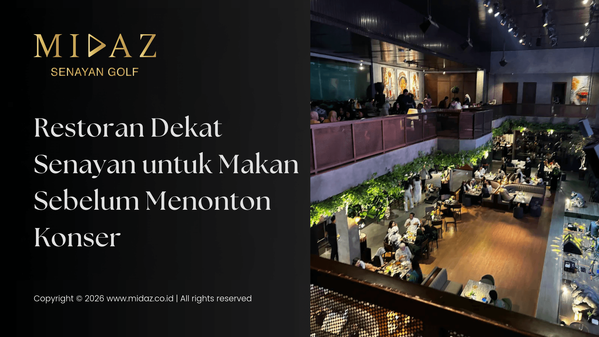 Restoran Dekat Senayan untuk Makan Sebelum Menonton Konser