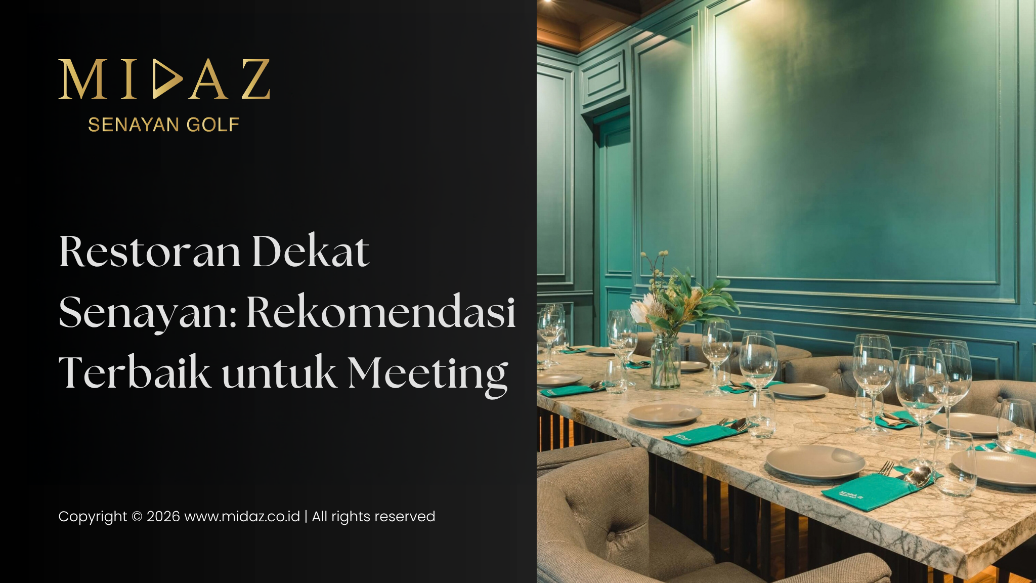 Restoran Dekat Senayan: Rekomendasi Terbaik untuk Meeting