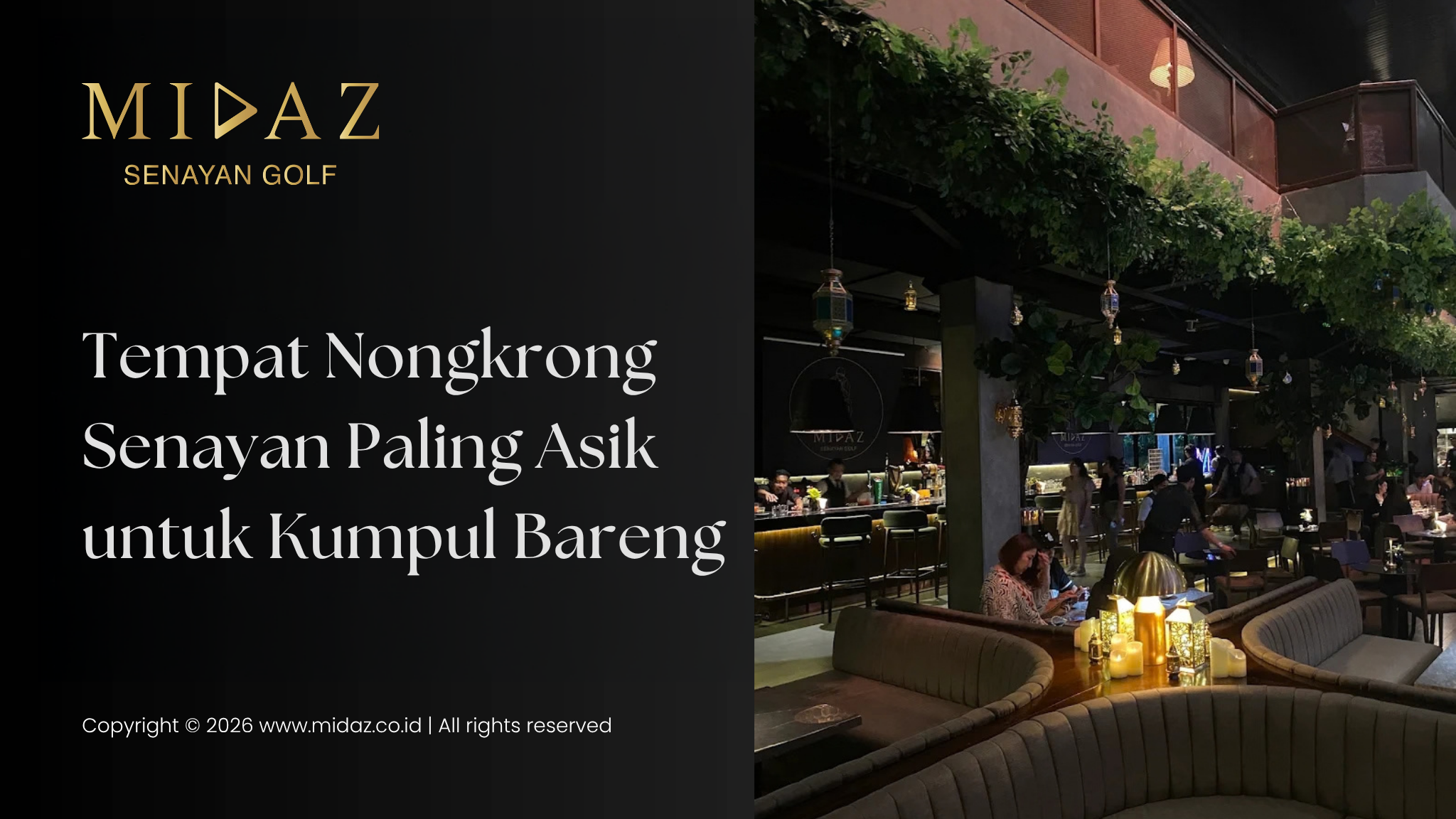 Tempat Nongkrong Senayan Paling Asik untuk Kumpul Bareng